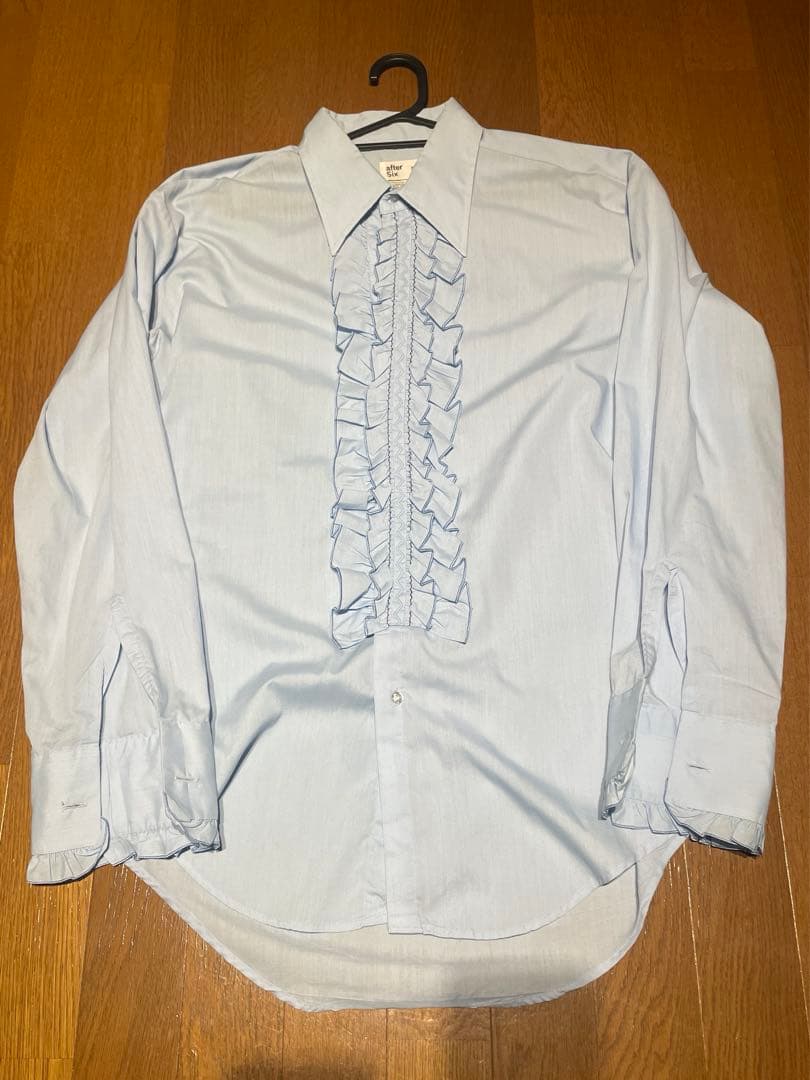 [美品] after six 70's フリルシャツ add (C) vintage】70's 