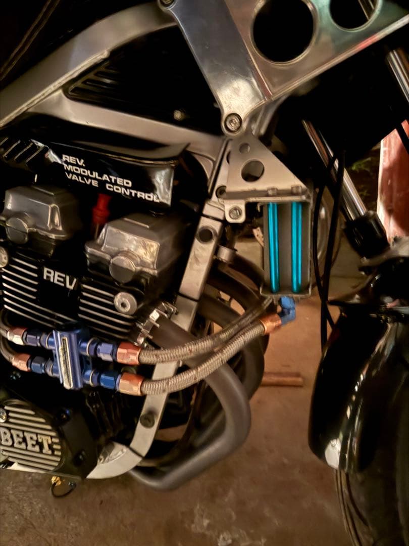 (即購入❌)Activeアクティブオイルクーラー サーモスタッドト ホース付き ACTIVE（アクティブ） オイルクーラーキット ラウンド サーモ対応