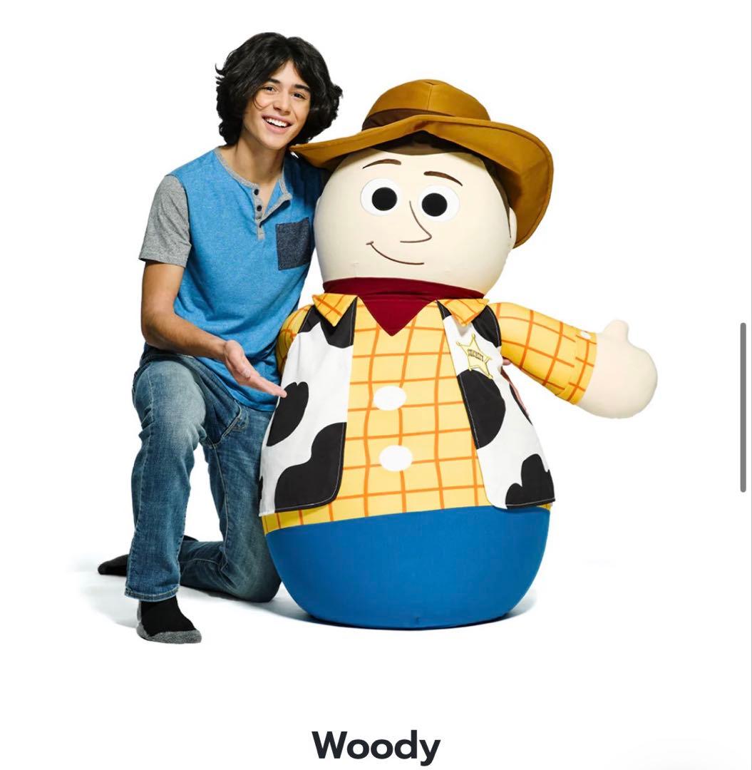 【ほぼ未使用】【完売品】ヨギボー　トイストーリーハガー　ウッディ 抱きしめたくなるウッディやバズのヨギボー！Yogibo ディズニー