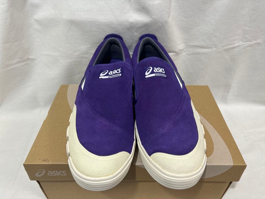 asics gel-flexkee slip-on purple 27.5 紫 - メルカリ