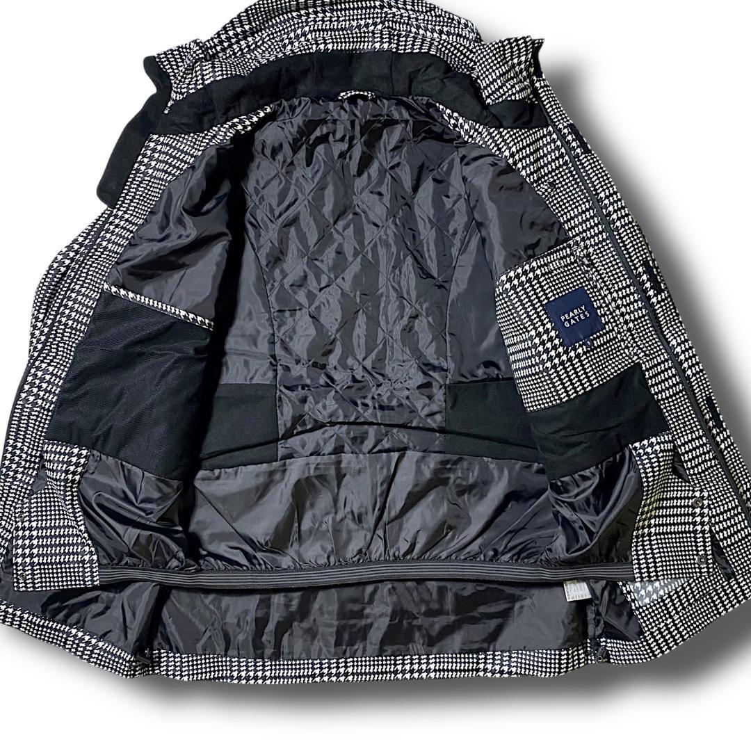 定価10.6万 L パーリーゲイツ 千鳥格子柄 スノーウェア スノボ 上下