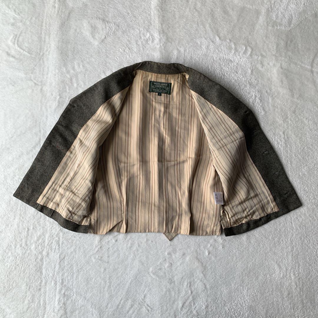 超希少 90s ラルフローレン ポロ カントリー ウール ベスト ジレ