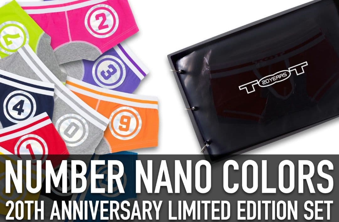 【新品/完売人気モデルTOOT】TOOT ナンバー ナノボクサー 限定セット M