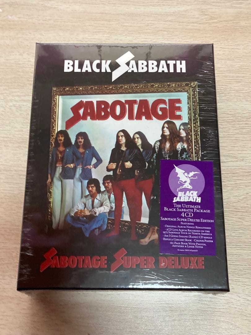 Black Sabbath Sabotage deluxe 4CD BOX・新品 Black Sabbath - Sabotage (Super Deluxe 4CD Box Set) - Amazon.com Music