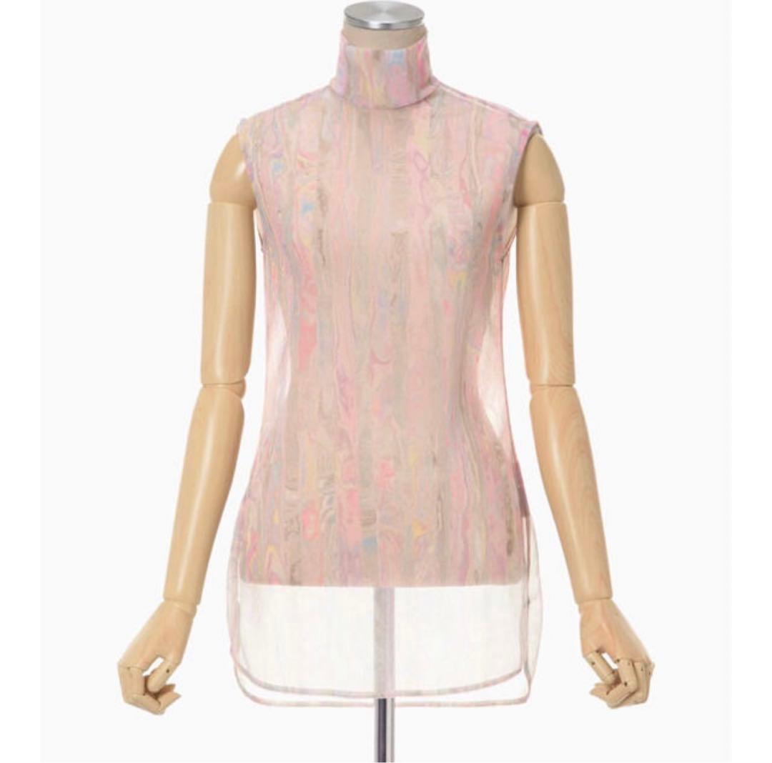 新 デザインレディース - mame kurogouchi＊マーブルプリントシアー