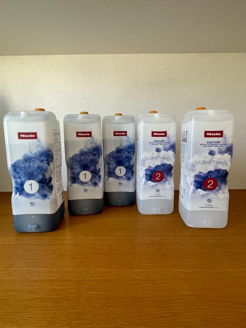 Miele UltraPhase 1 & 2 1.4L 5本セット