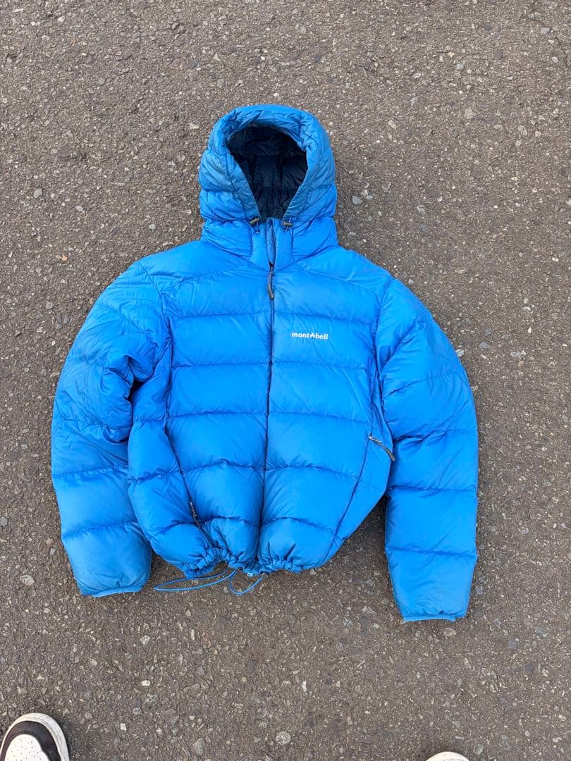 montbell alpine down y2k ドローコード 肉厚 美品》モンベル アルパインダウンパーカ ドローコード ダークマラード