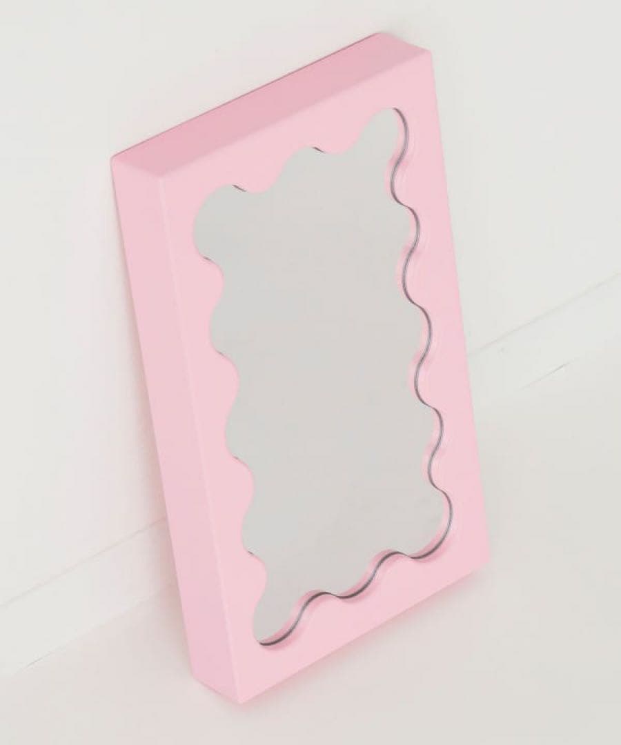 Gustaf Westman / Curvy Mirror Micro ピンク 40761_29e5722249-curvy-mirror-