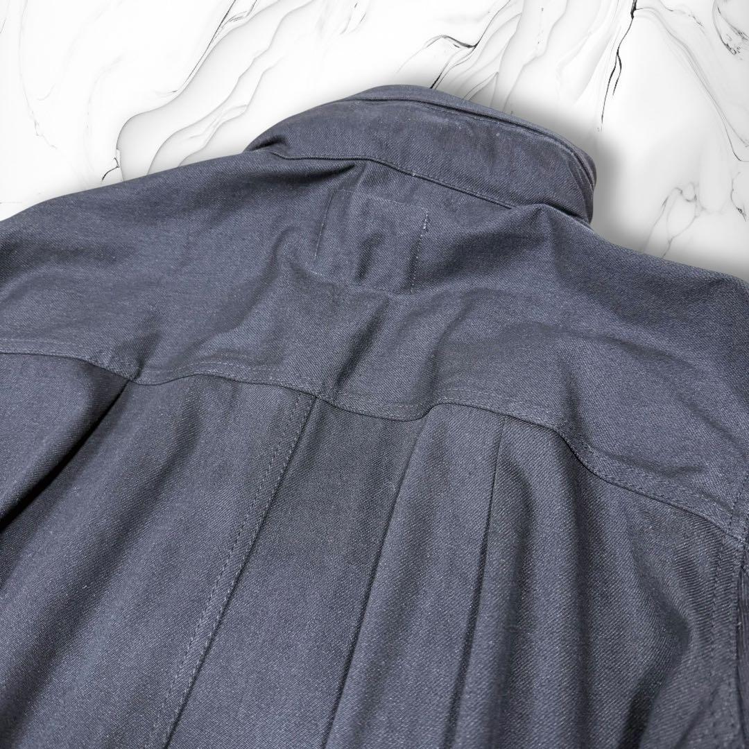 《22SS》\"sacai\" デニムマウンテンパーカー マルチジップ 黒