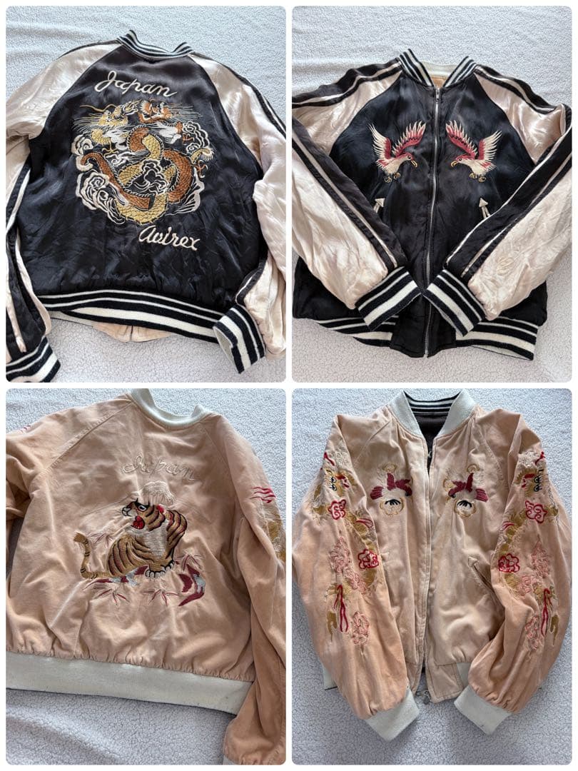 専用です。AVIREXの刺繍 スカジャン XSレディース AVIREX（アヴィレックス） スカジャン メンズ レディース : ZOZOTOWN