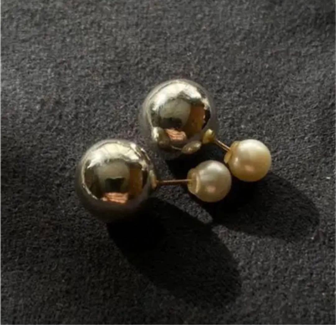 accessories mau パチンコ玉ピアス - メルカリ