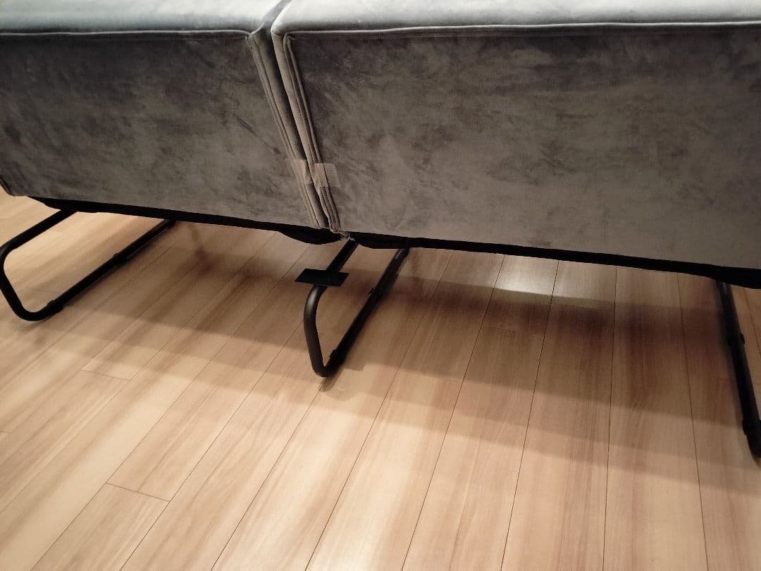 たなか様専用〉【直接引渡の場合12000円引】LOWYA ベルベット調ソフ