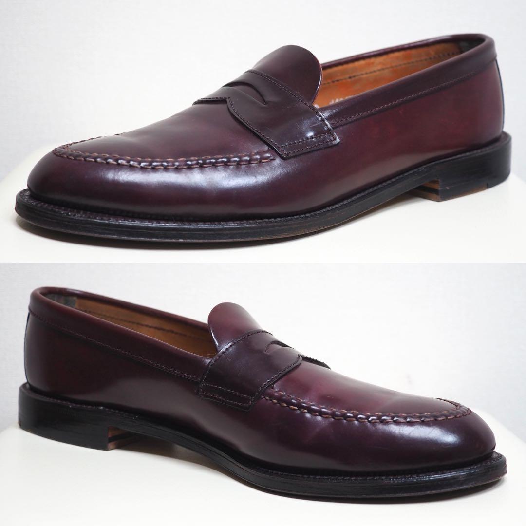 Alden x Brooks コードバンアンラインドペニーローファー 10.5D