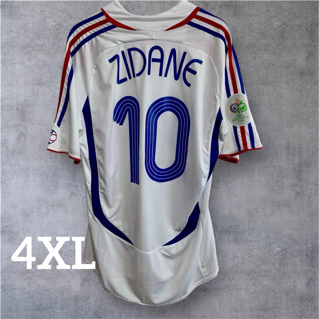 訳あり】2006年ドイツW杯 決勝 フランス代表 ジダン 4XL - メルカリ
