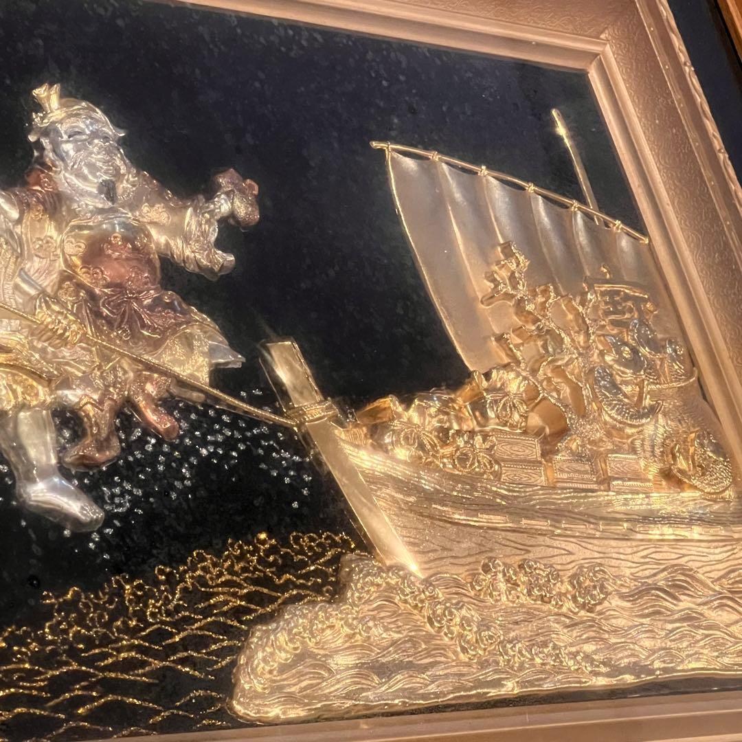 松庵 黄金七福神 純金 純銀 鍍金 金運 工芸品 24KGP - メルカリ