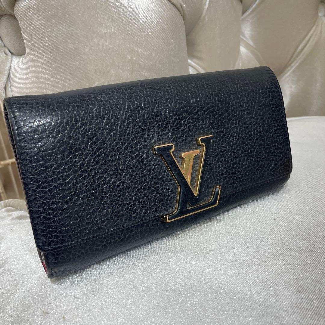 ルイヴィトン トリヨン ポルトフォイユ カプシーヌ 長財布 - メルカリ