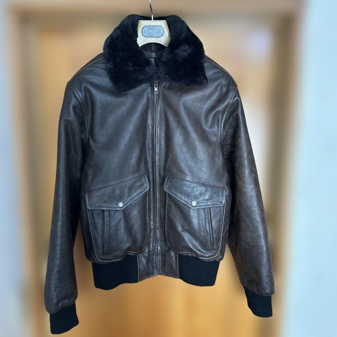 和*様 デグナー　ヴィンテージフライトジャケット　20WJ-8 オールドブラウン バイク ヴィンテージフライトレザージャケット[20WJ-8] ウェア,メンズ