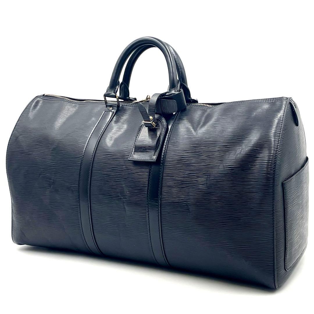 ルイヴィトン エピ キーポル 50ボストンバッグ ノワール M42962 大容量