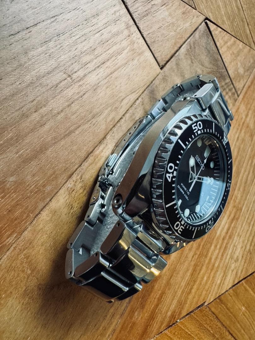 セイコー SEIKO プロスペック ダイバー キネティック 5M62-0BL0 - メルカリ