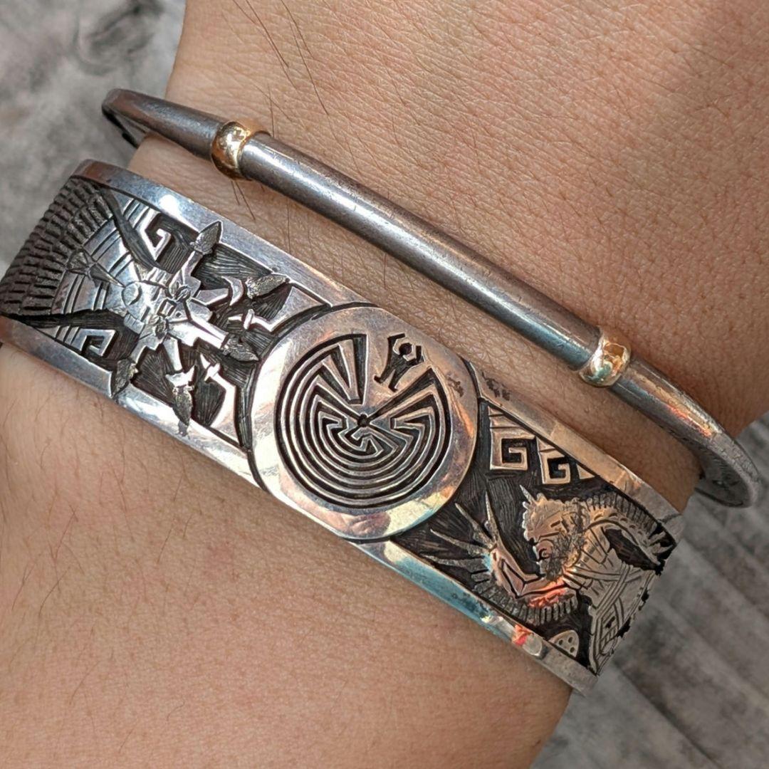 つんたろう様 スタージュエリー SILVER×k14 バングル