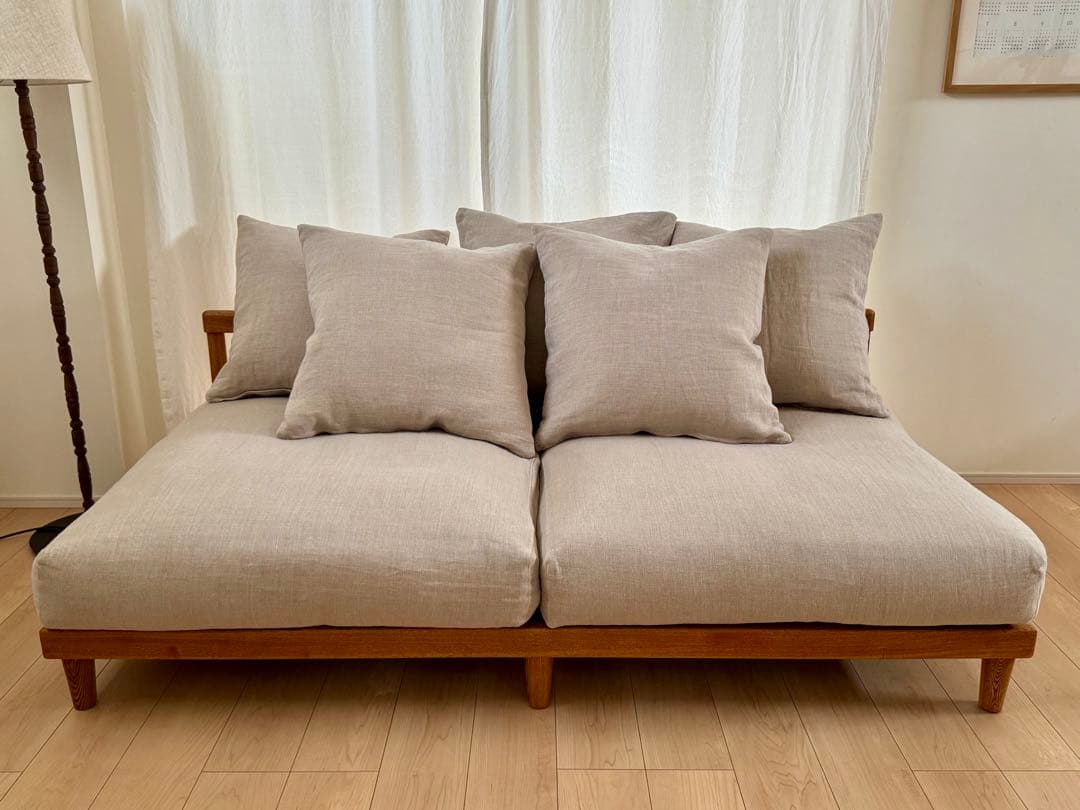 □リセノ 3人掛けソファー AGRA - メルカリ