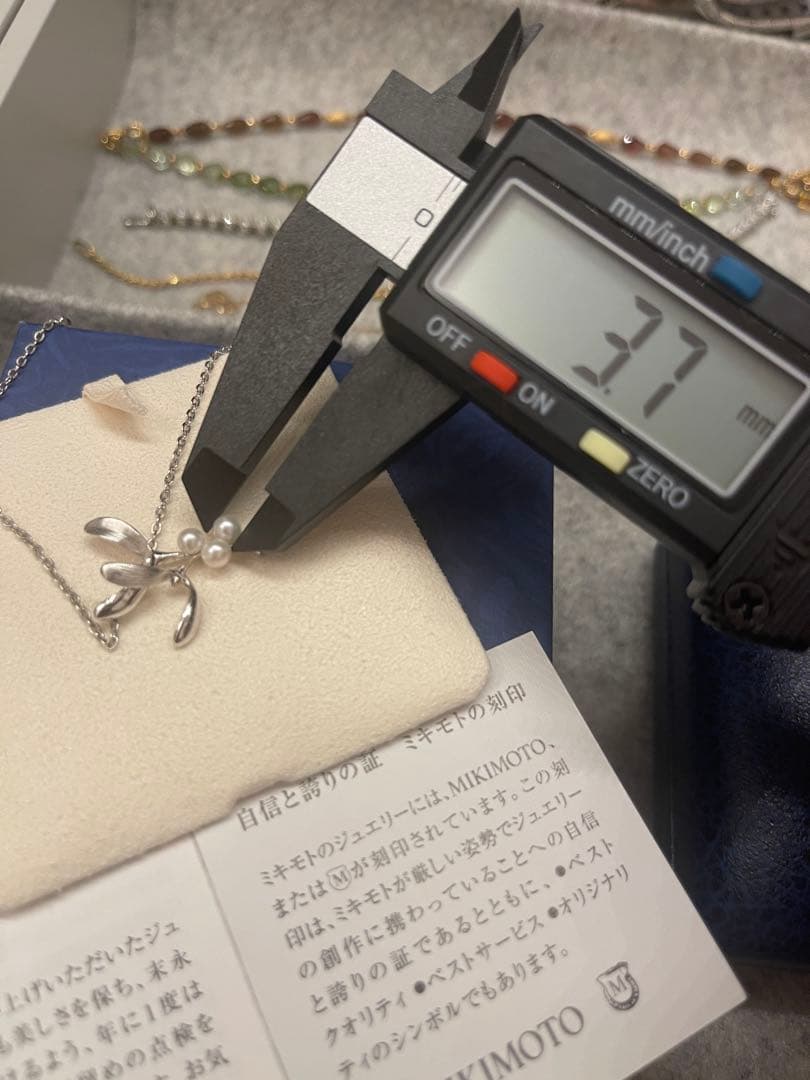 MIKIMOTO ミキモト　ネックレス　ベビーパール真珠約3.4～3.7mm