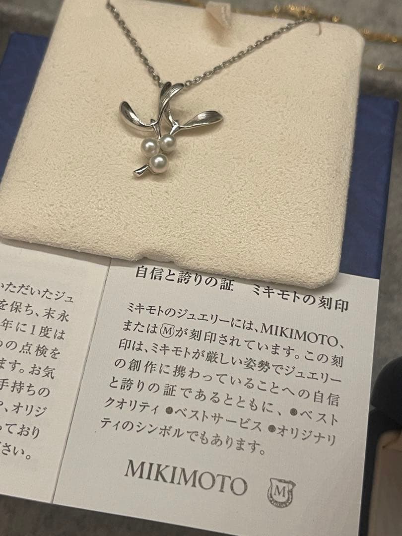 MIKIMOTO ミキモト　ネックレス　ベビーパール真珠約3.4～3.7mm