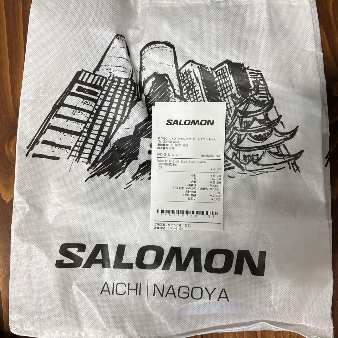 salomon xt-6 ADV ブラック 29.0cm 28.5cm