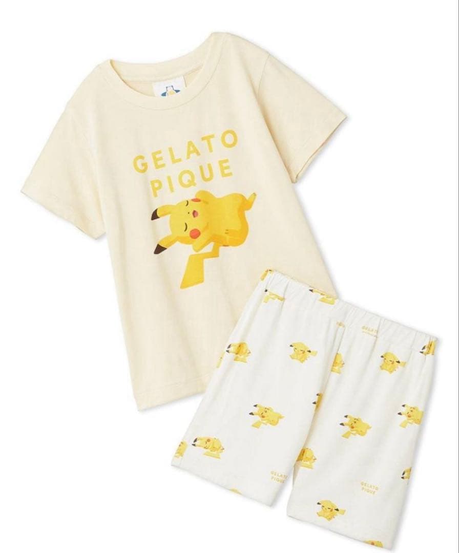 ジェラートピケ ピカチュウ パジャマ XXS 楽天市場】【ポケモンスリープ】【ジュニア】【130サイズ】 ジェラート
