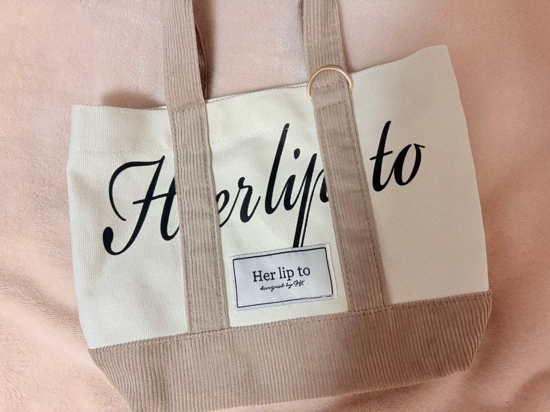 Herlipto HLT mini tote ivory アイボリー - メルカリ