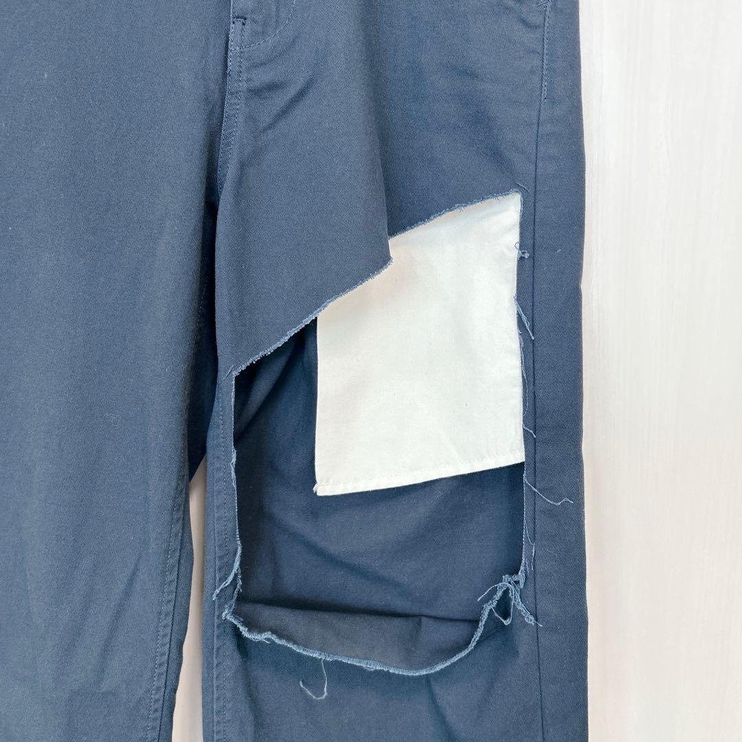 新品】searoomlynn クラッシュチノパンツ ネイビー - メルカリ