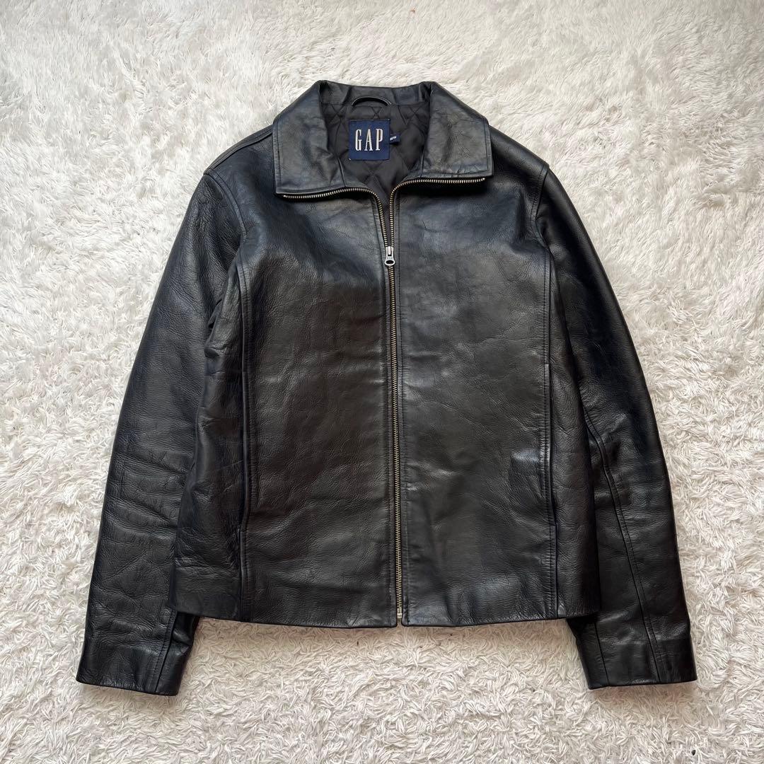 00's archive old gap leather jacket