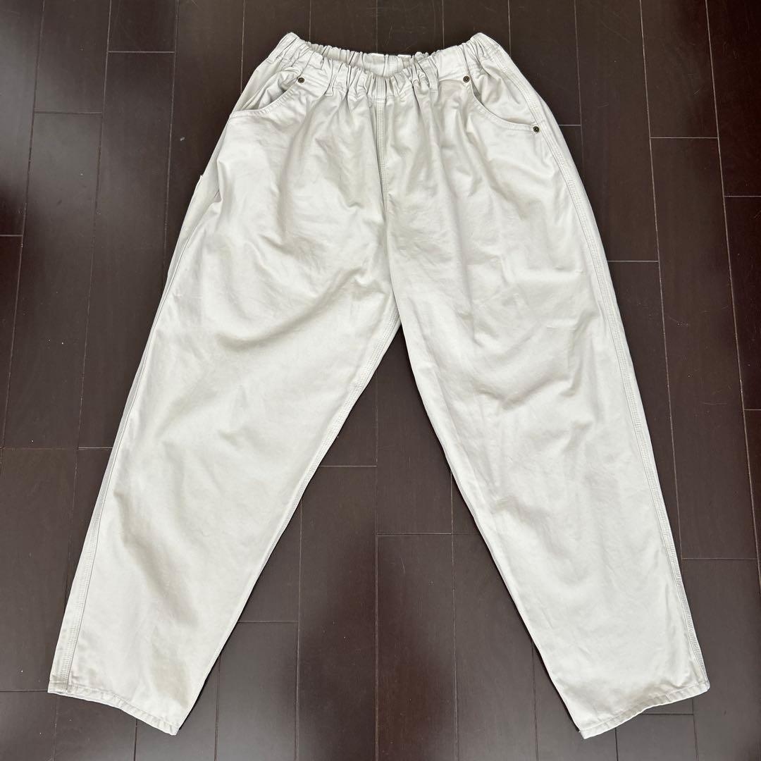 バスコのマオパンツ　チノパン 再入荷ネイビー】マオパンツロングチノ 定番バックポケットパンツ