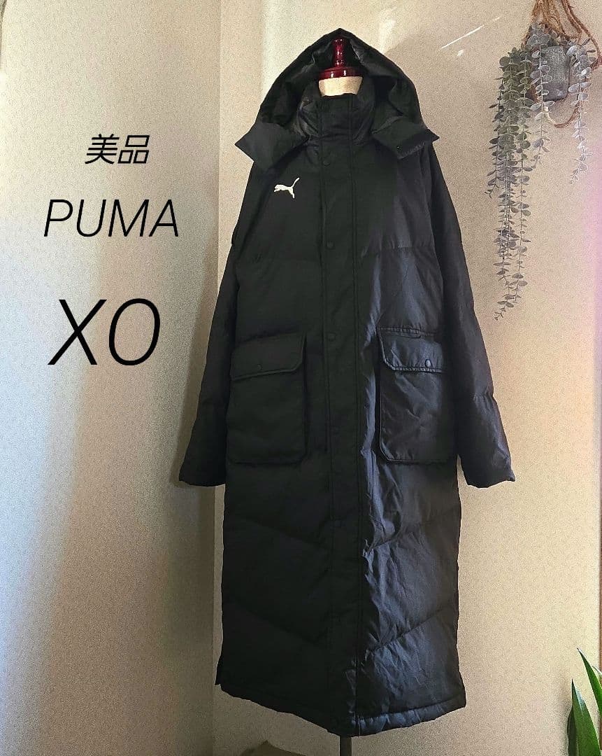専用　美品　PUMA　ベンチコート　ダウン　ブラック　XO　ダウンコート　黒 PUMA（プーマ） ダウン アウター PUMA ACTIVE SPORTS ベンチコート