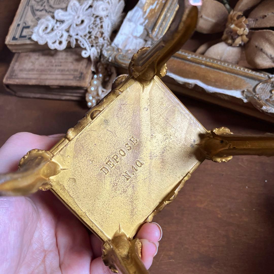 フランスアンティークジュエリーボックス アクセサリーボックス 猫足