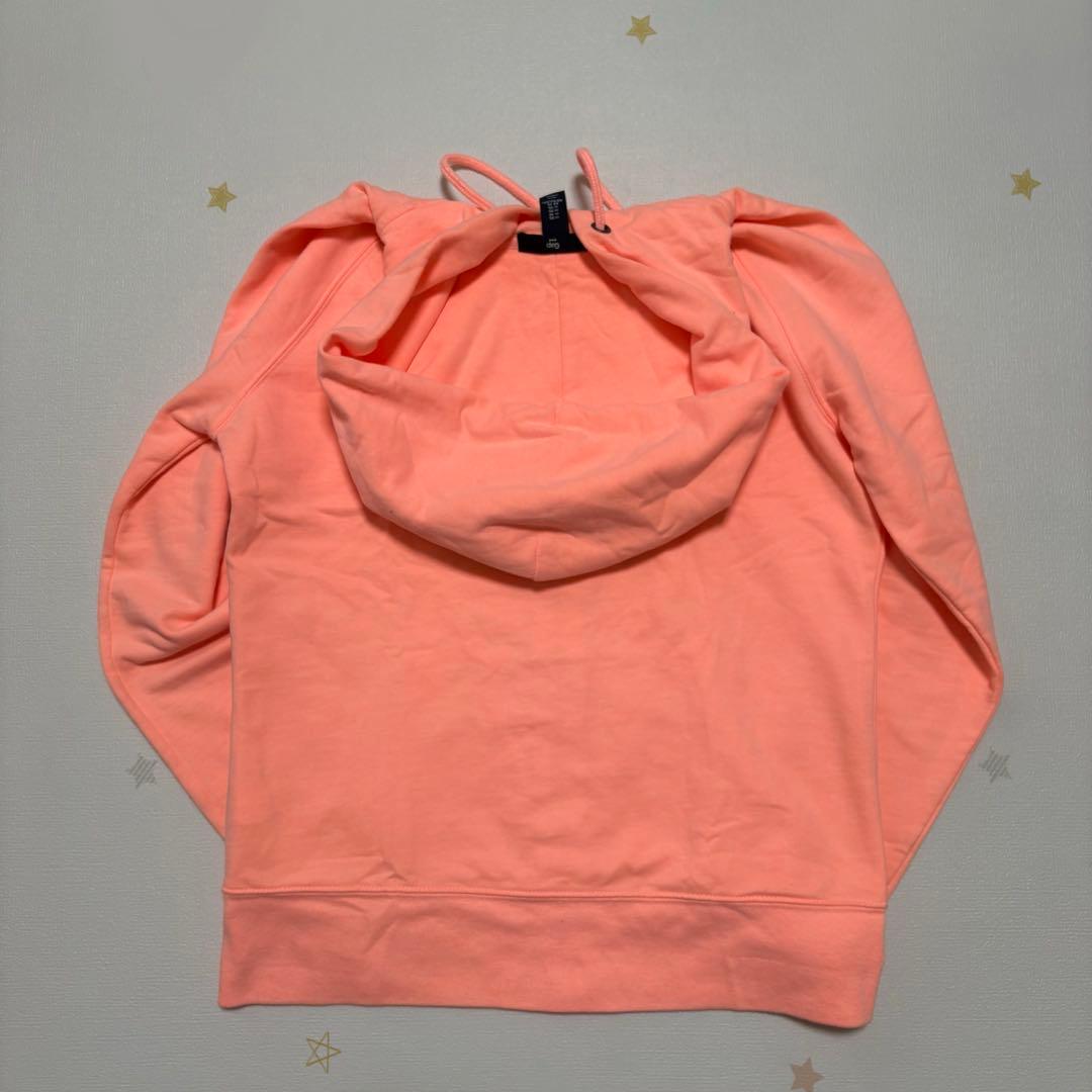 00s oldgap ジップパーカー ピンク 短丈 ロゴドン y2k - メルカリ