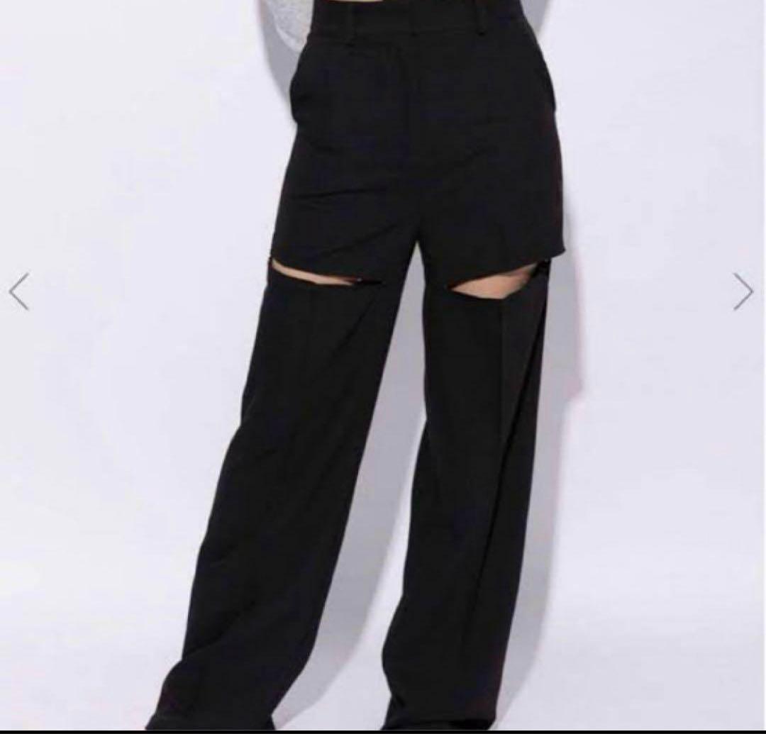melt the lady hook slit slacks pants - メルカリ