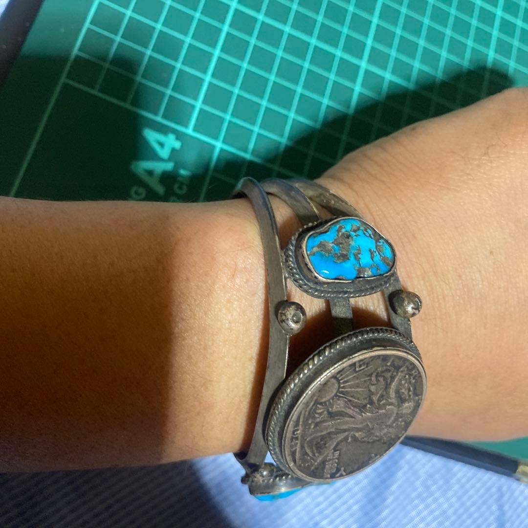 LIBERTY DOLLERオールドコイン ブレスレット シルバー925 - メルカリ