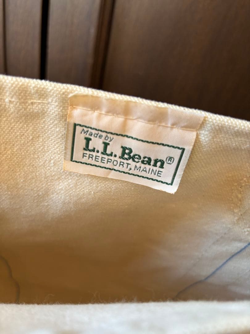 バッグ 80s L.L.Bean Tote Leather Handle