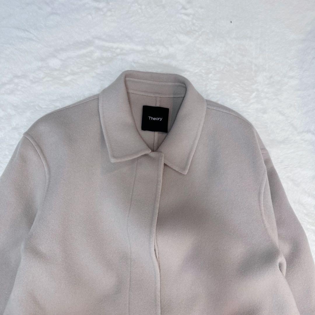 極美品】セオリー カシミヤ ロングコート 現行ロゴ 近年モデル