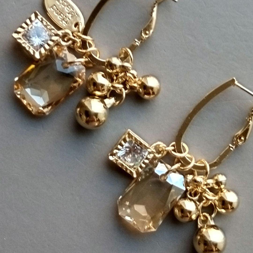 Ruby希少石リーフグリーンオパールの大粒ピアス⁄イヤリング 【Ruby様