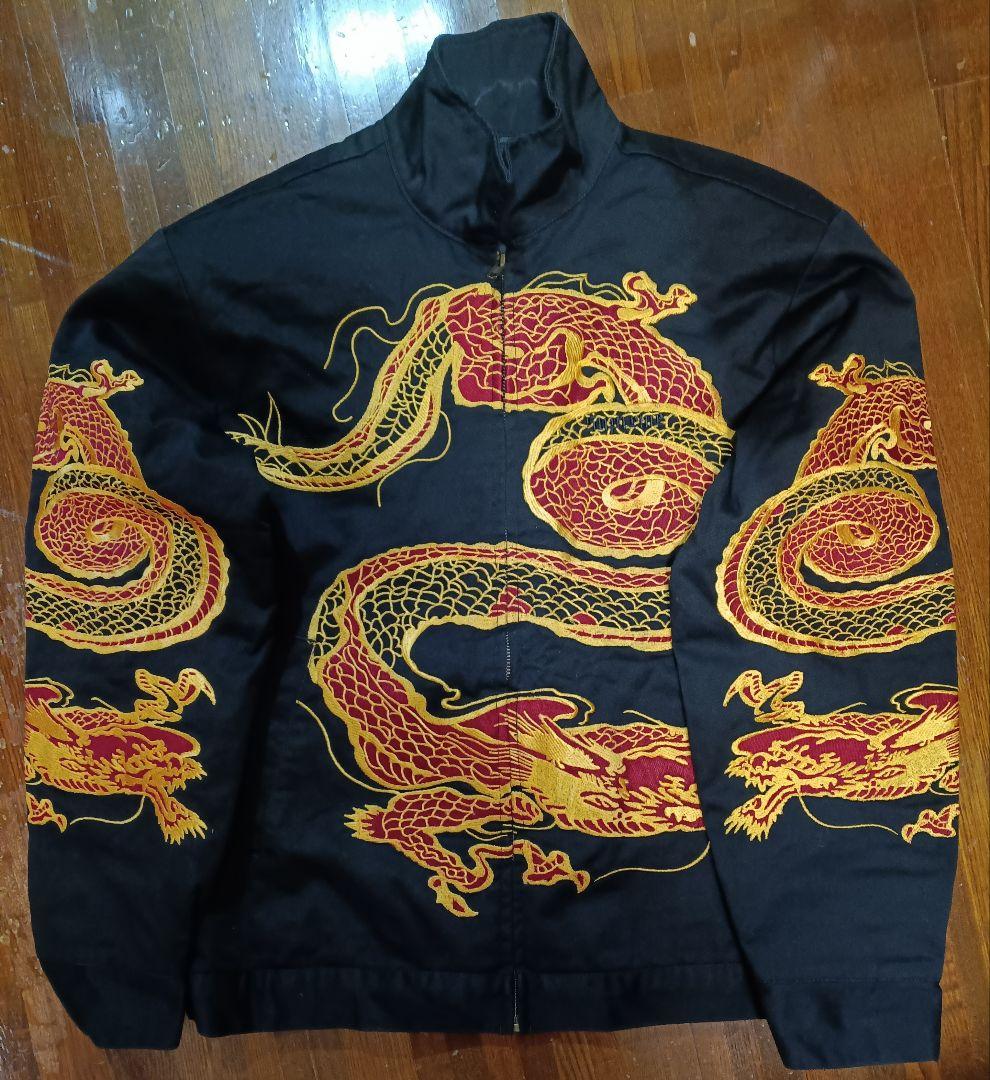 ジャケット・アウター supreme dragon work M Supreme - [L] Supreme Dragon Work Jacket Blackの通販 by SupWassup