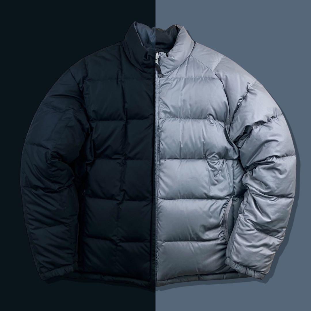 00s Y2K NIKE ACG ナイキ リバーシブルダウンジャケット シルバー