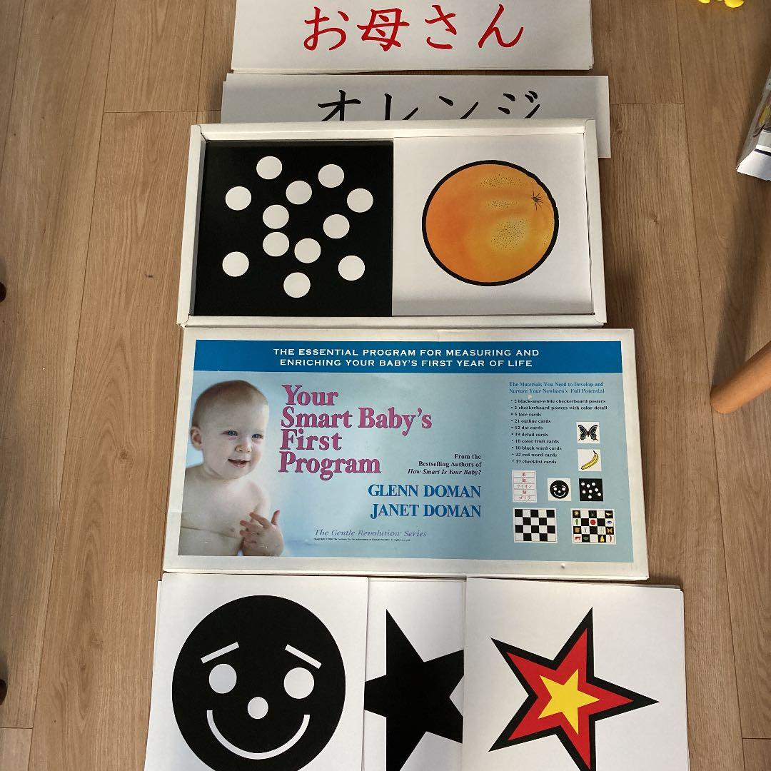 知育 新生児〜1歳用 フラッシュカード ドッツカード 文字カード