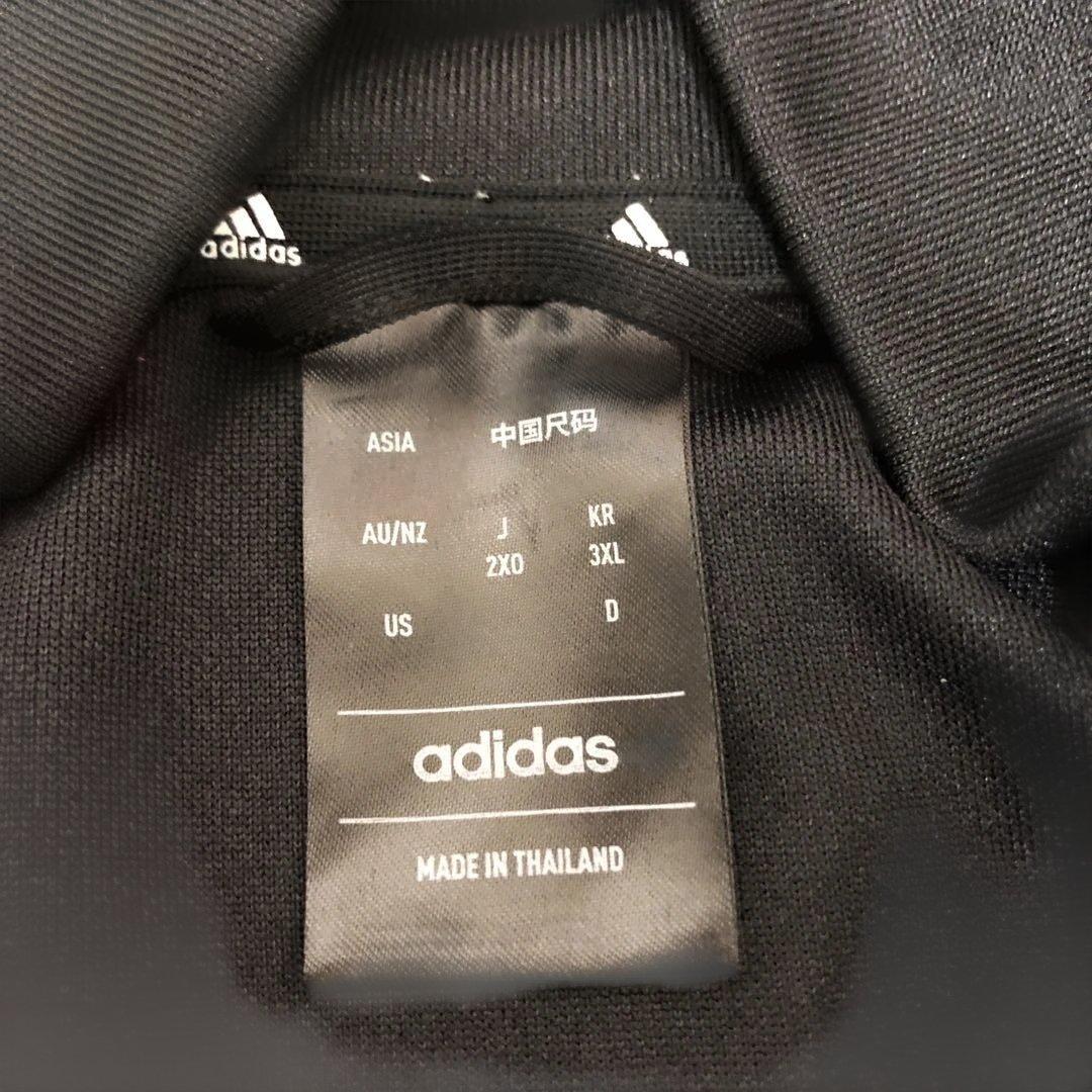 美品 adidas ブラックジャージ上下セット 2XO - メルカリ