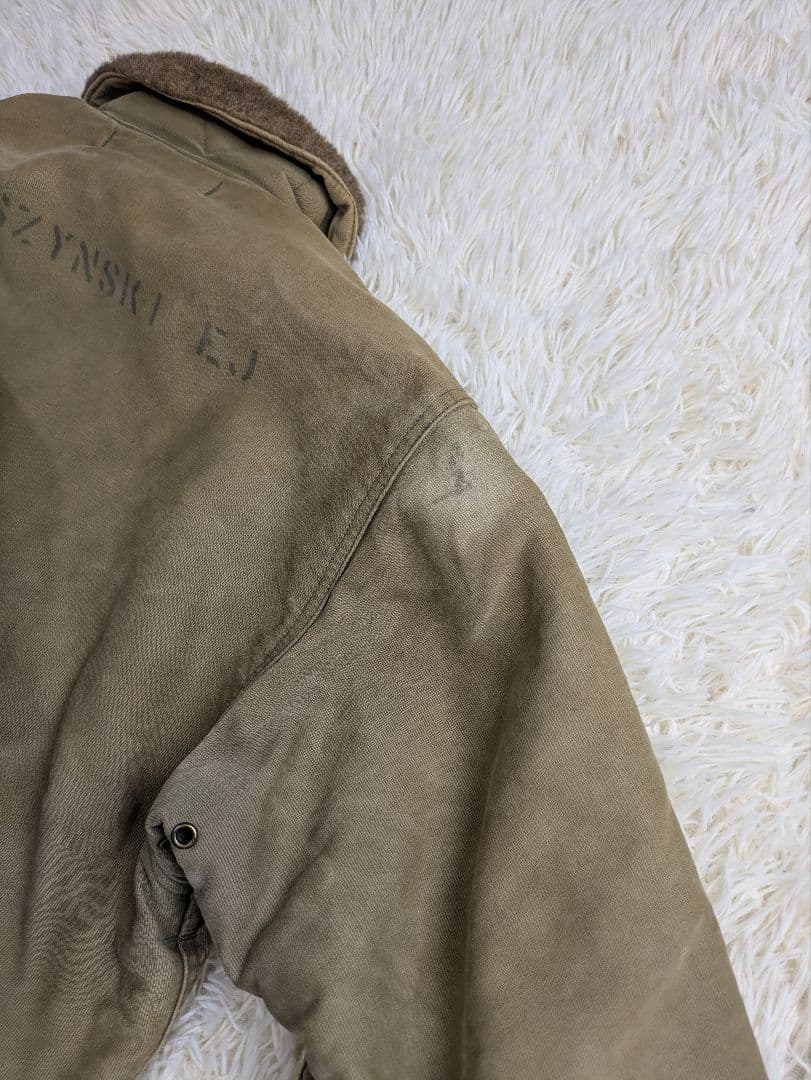 た*ま様 40sビンテージ US Navy N-1 デッキジャケット 米軍実物 - メルカリ