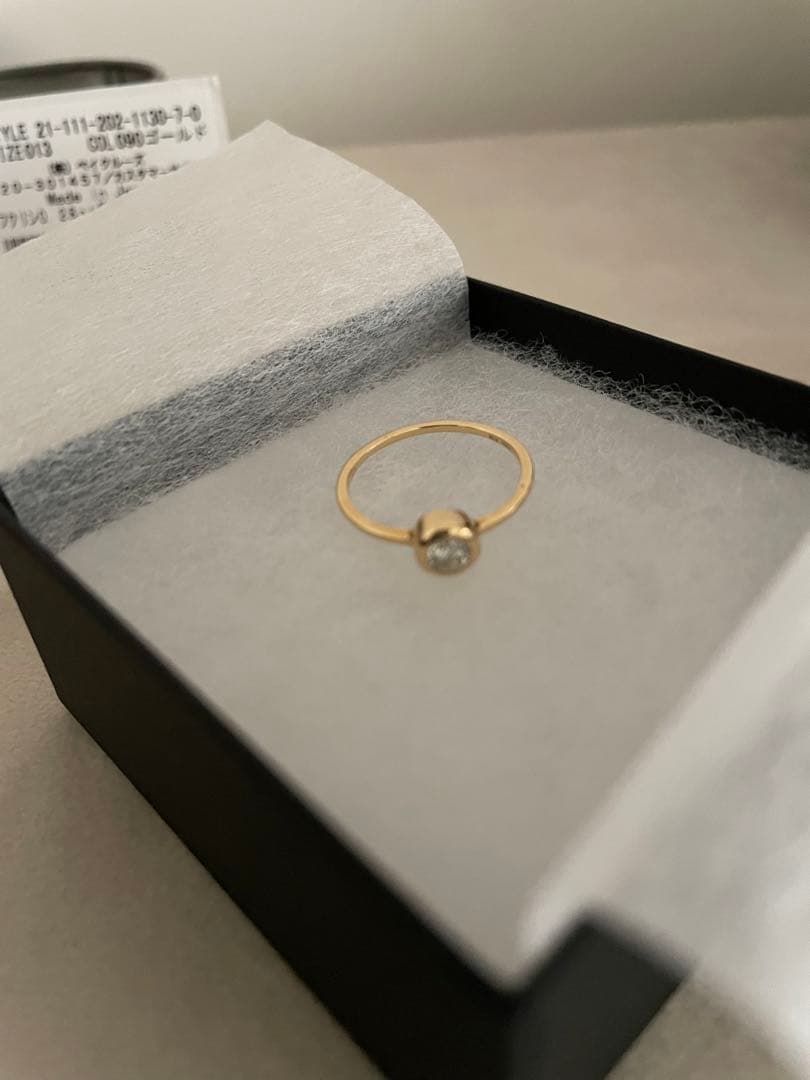 lilas スピックアンドスパン フクリン 18k ダイヤリング 13号 - メルカリ