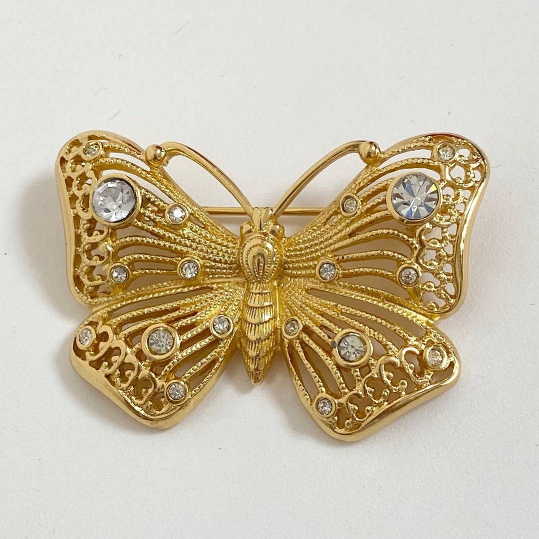 Christian Dior ブローチ ヴィンテージ 蝶 Christian Dior（クリスチャン・ディオール） 【A02400】Christian