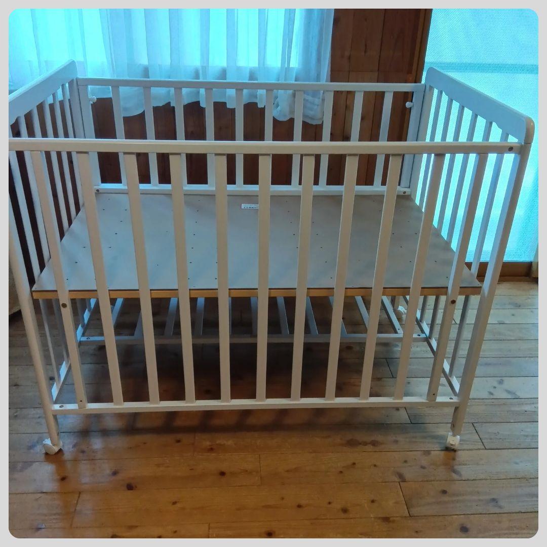 《綺麗❣️早い者勝ち❣️》ヤトミ 　ベビーベッド　ハイタイプ⭐︎ GT