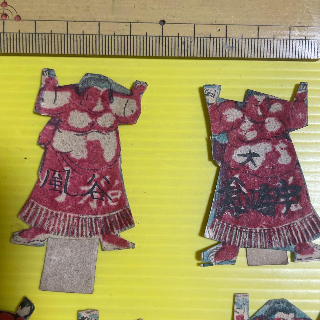 相撲 面子 人型面子 メンコ めんこ 5枚 - メルカリ